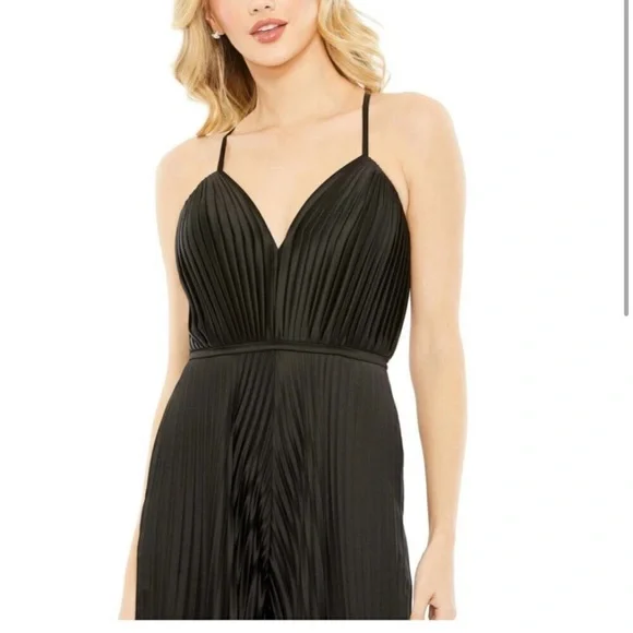 Stunning black Mac Duggal jumpsuit size 6 NWT🩷🖤🔥🔥🔥 - Picture 3 of 10